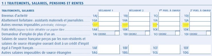 Ou Se Trouve La Case 7ea Impôts