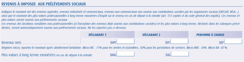 5Hy Revenus A Imposer Aux Contributions Sociales